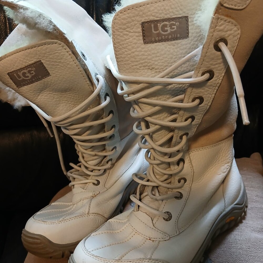 UGG Tall Adirondack Boot White
